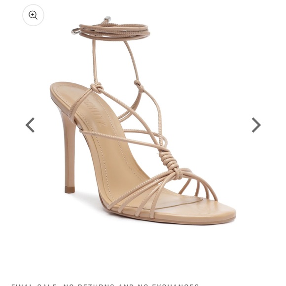schutz nude heels